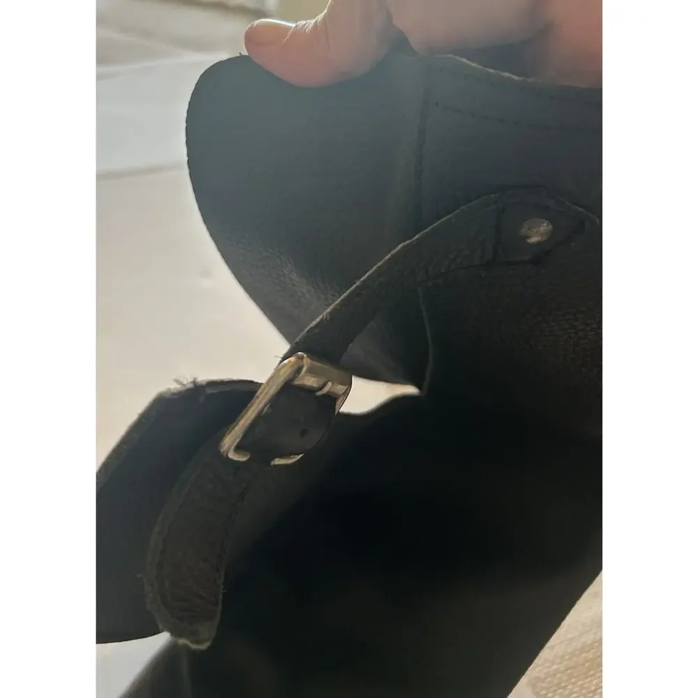 Caboras Women’s Sz 7.5 Black Leather Boots Tall Riding Slip Resistant Equestrian